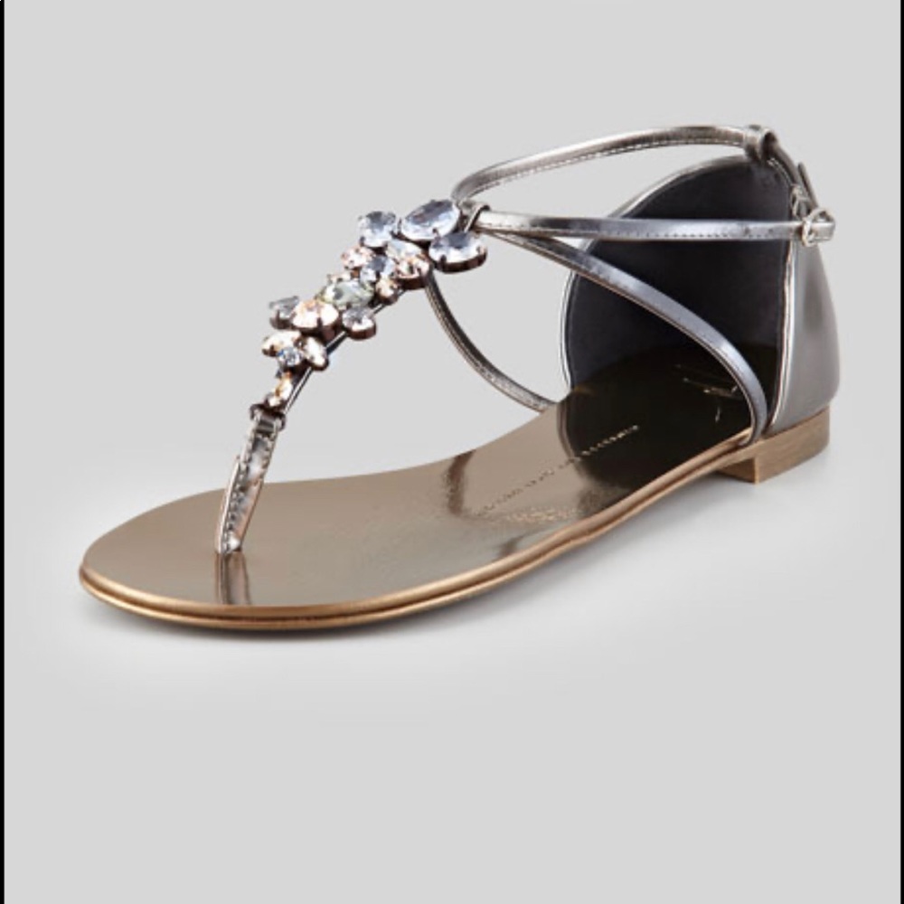 Giuseppe Zanotti jewelled thong sandal